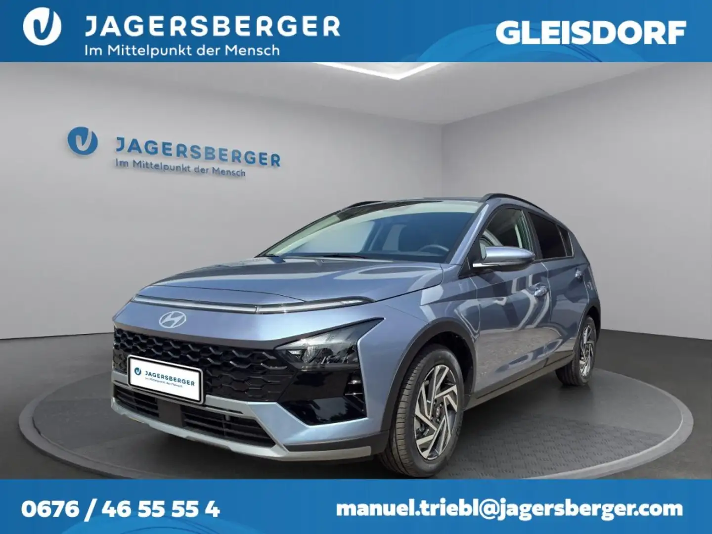 Hyundai BAYON GO Plus 1.0 T-GDI Blau - 1