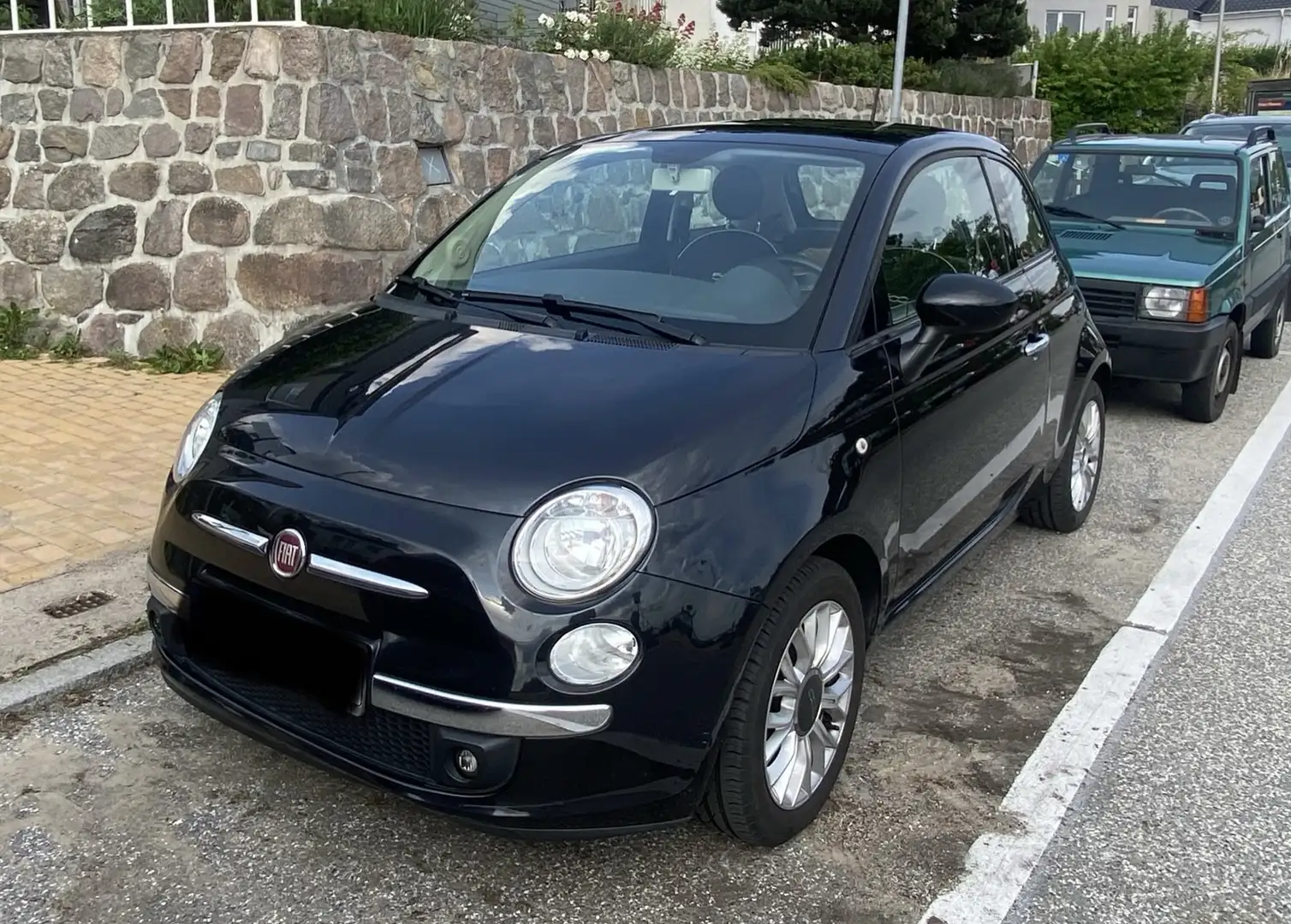 Fiat 500 Lounge Schwarz - 1