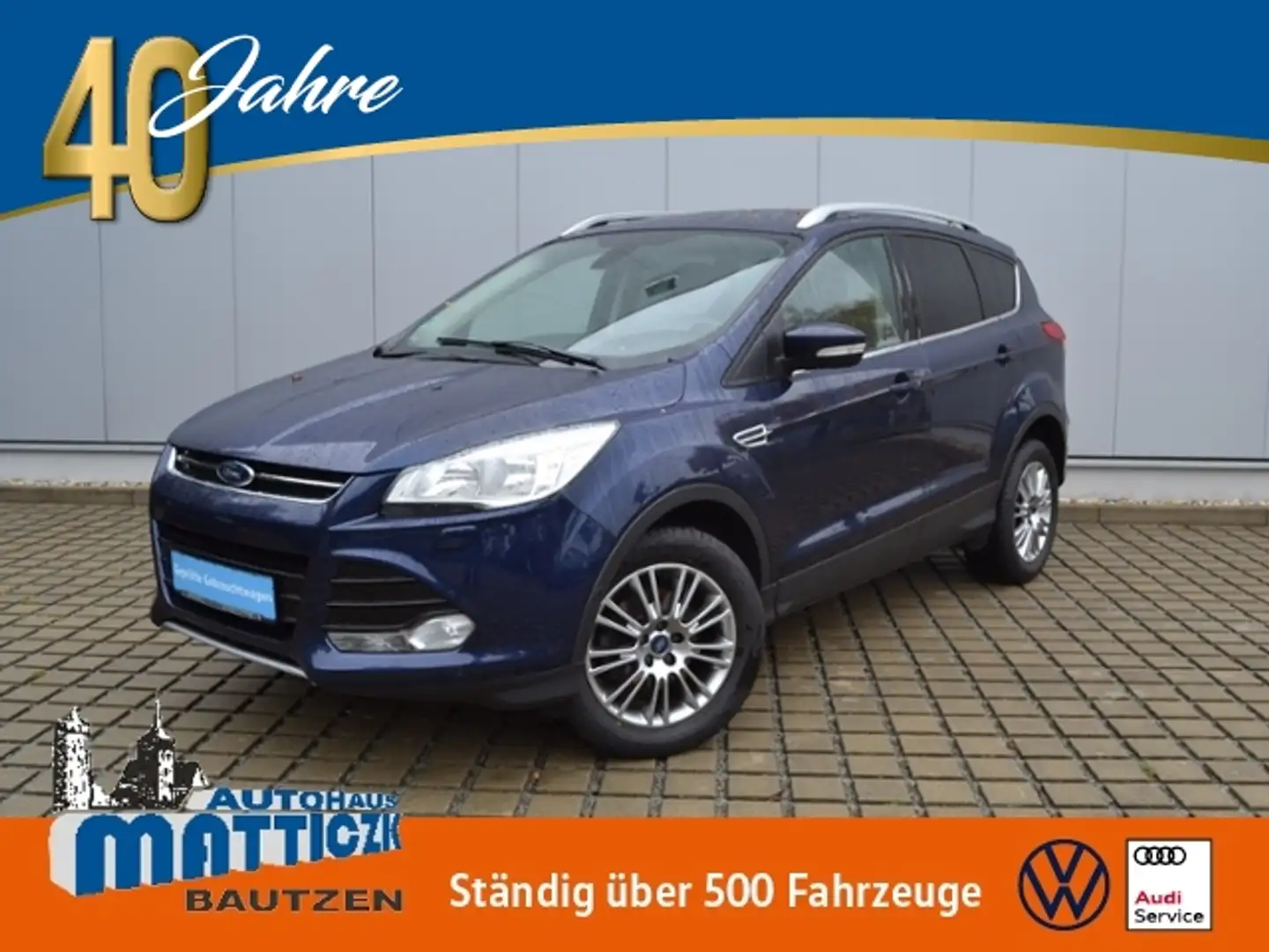 Ford Kuga 1.6 EcoBoost Titanium 17-ZOLL/EASY-DRIVE+STYLE-PA Blau - 1
