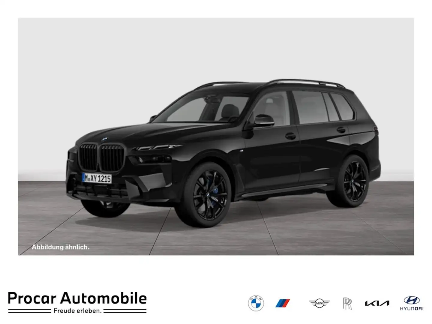 BMW X7 xDrive40d MSport HUD PANO ACC AHK H/K RFK Schwarz - 1