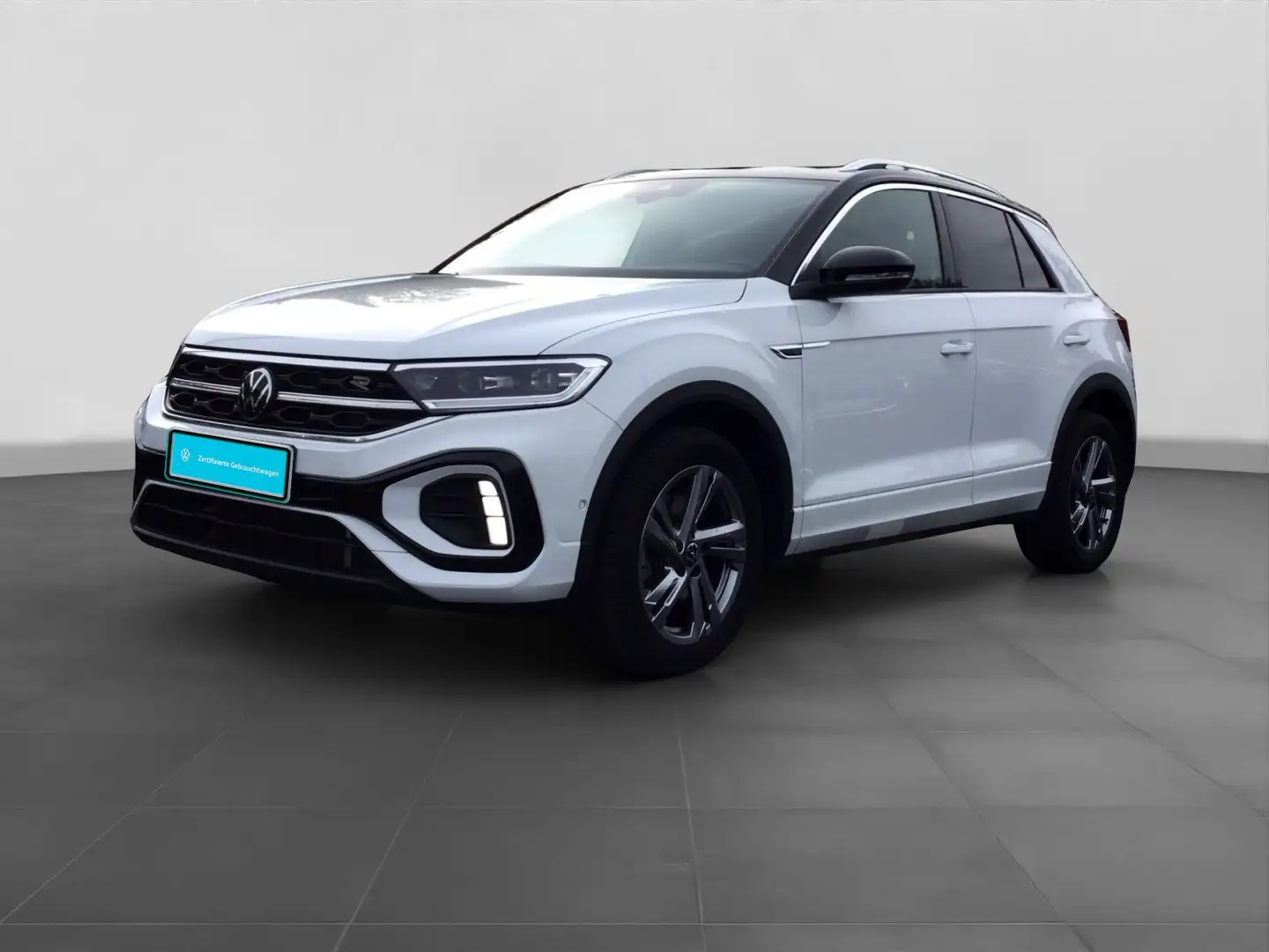 Volkswagen T-Roc 2.0 TDI DSG R-LINE PANO AHK NAVI LED Weiß - 2
