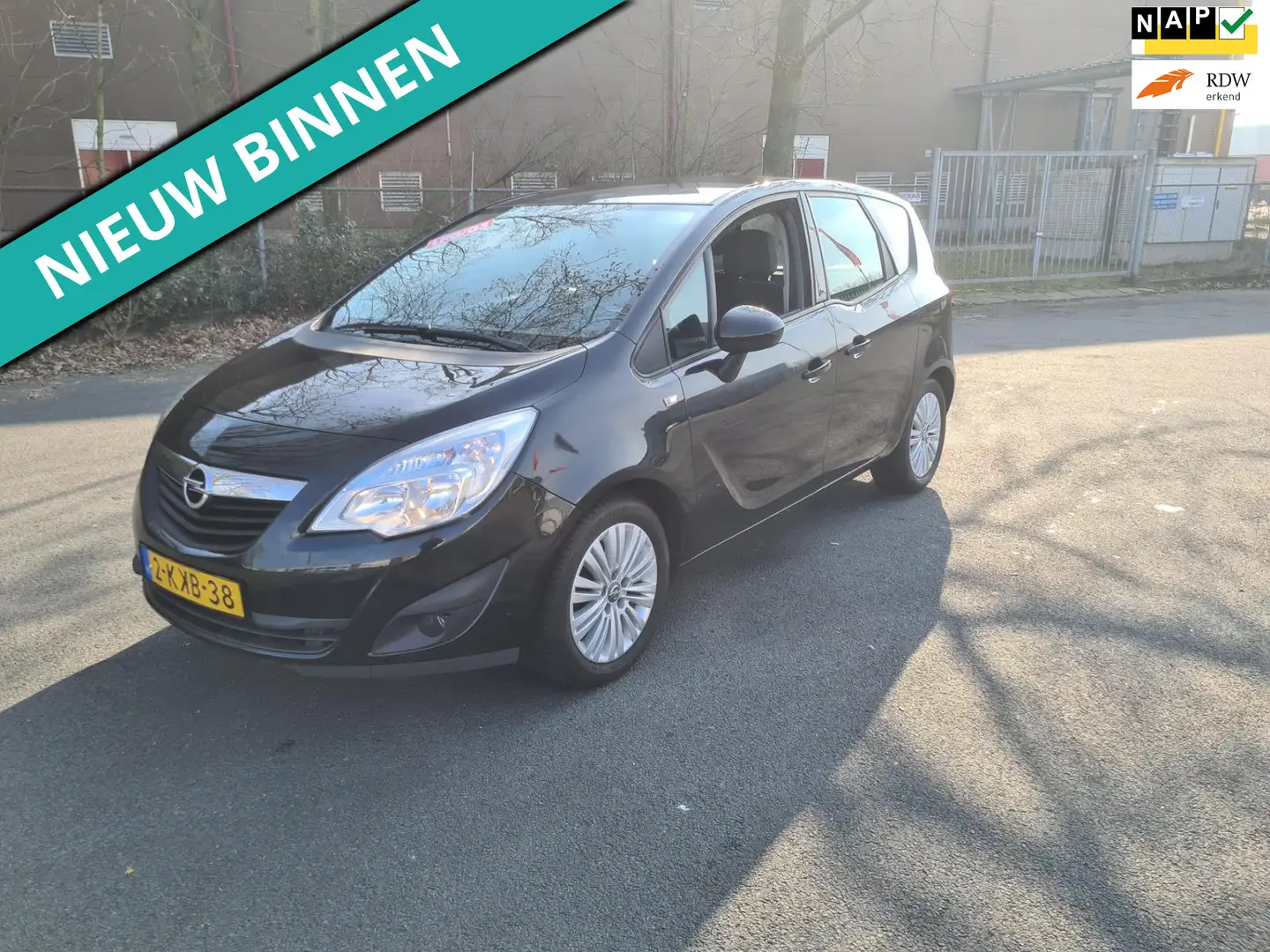Opel Meriva 1.4 Turbo Business+ LPG LEKKER GOEDKOOP RIJDEN OP Zwart - 1