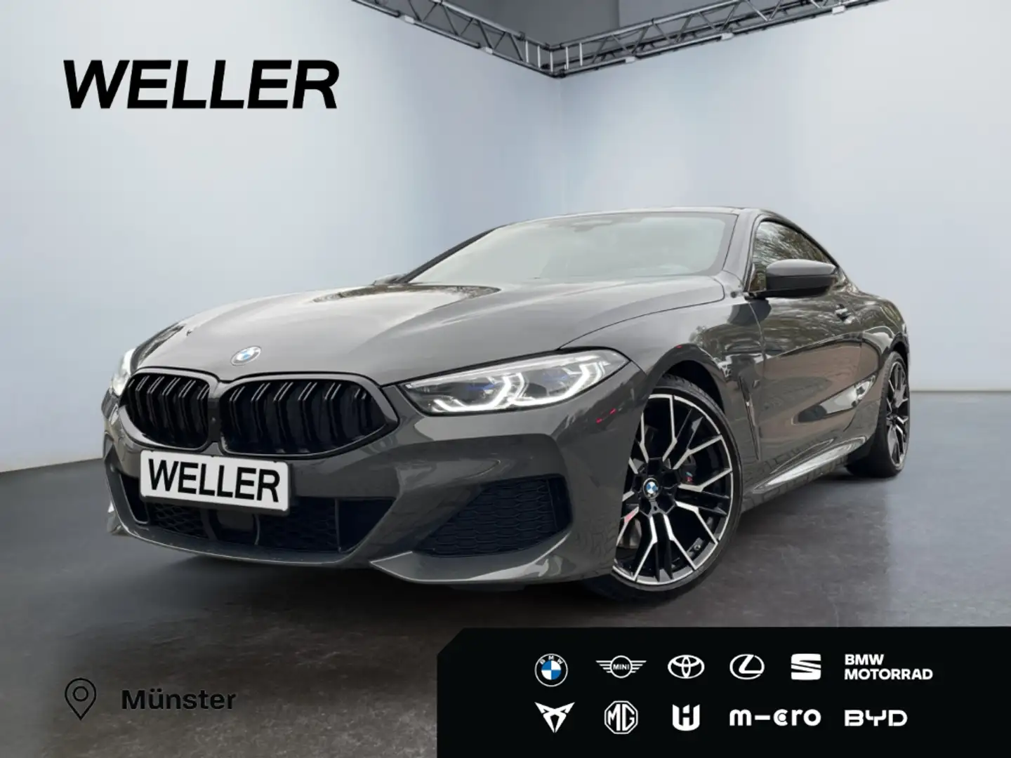 BMW 840 i M-Sport *Laser*ACC*Live*H&K*RCam* Grijs - 1