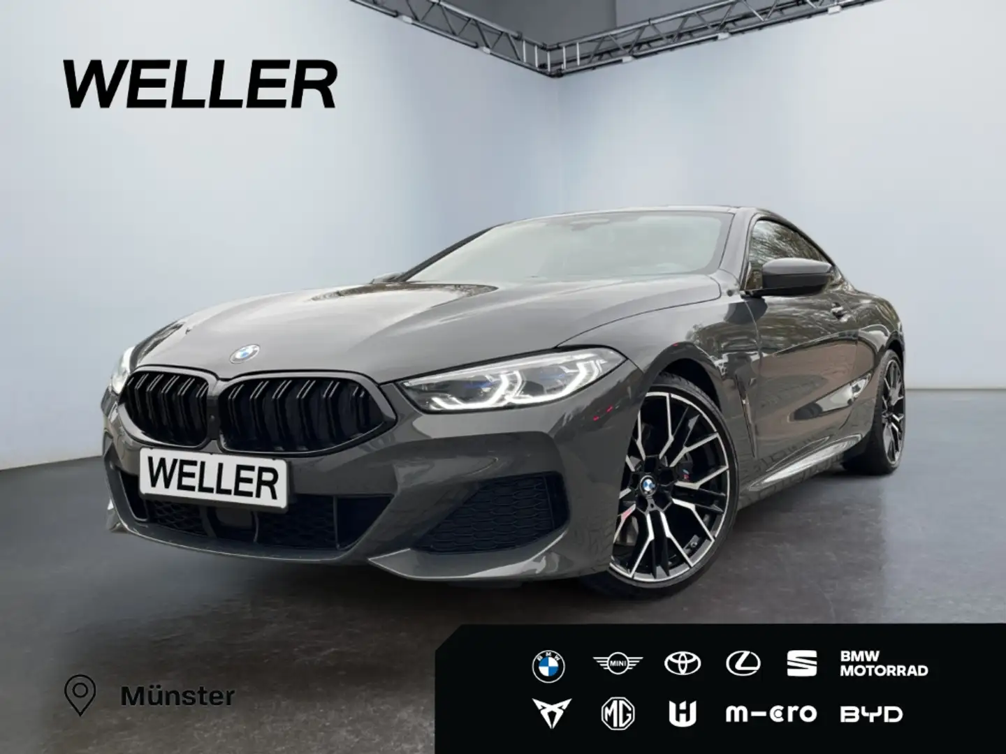 BMW 840 i M-Sport *Laser*ACC*Live*H&K*RCam* Grau - 1