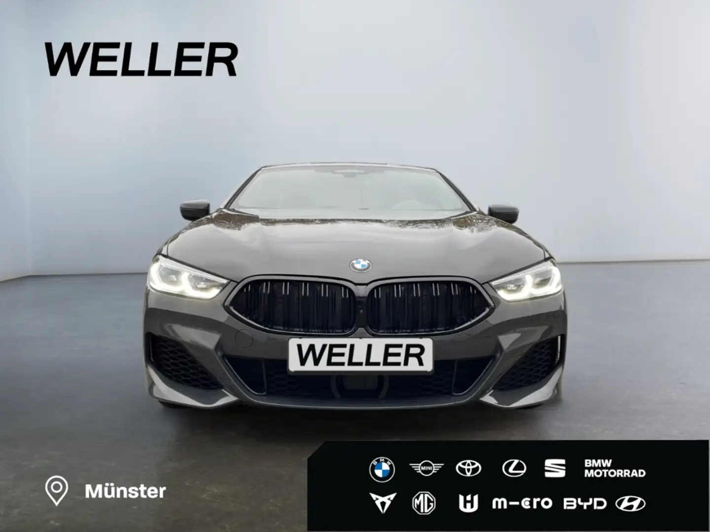 BMW 840 i M-Sport *Laser*ACC*Live*H&K*RCam* Grijs - 2