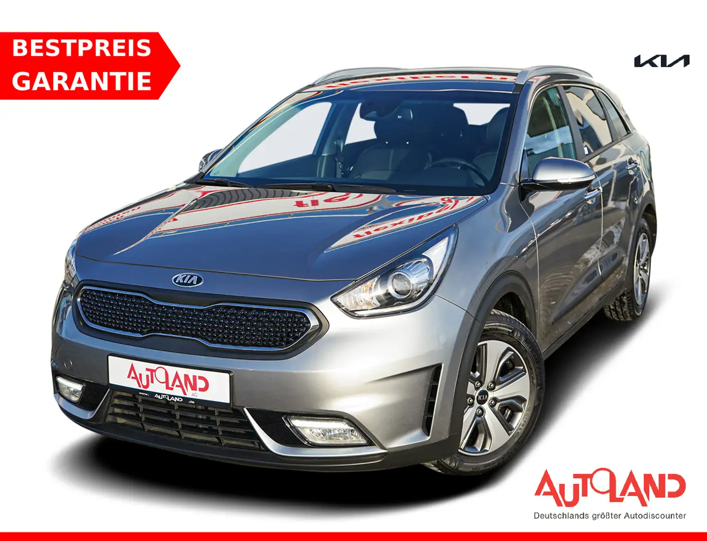Kia Niro 1.6 Vision Klimaaut. Navi Sitzheizung PDC Grau - 1