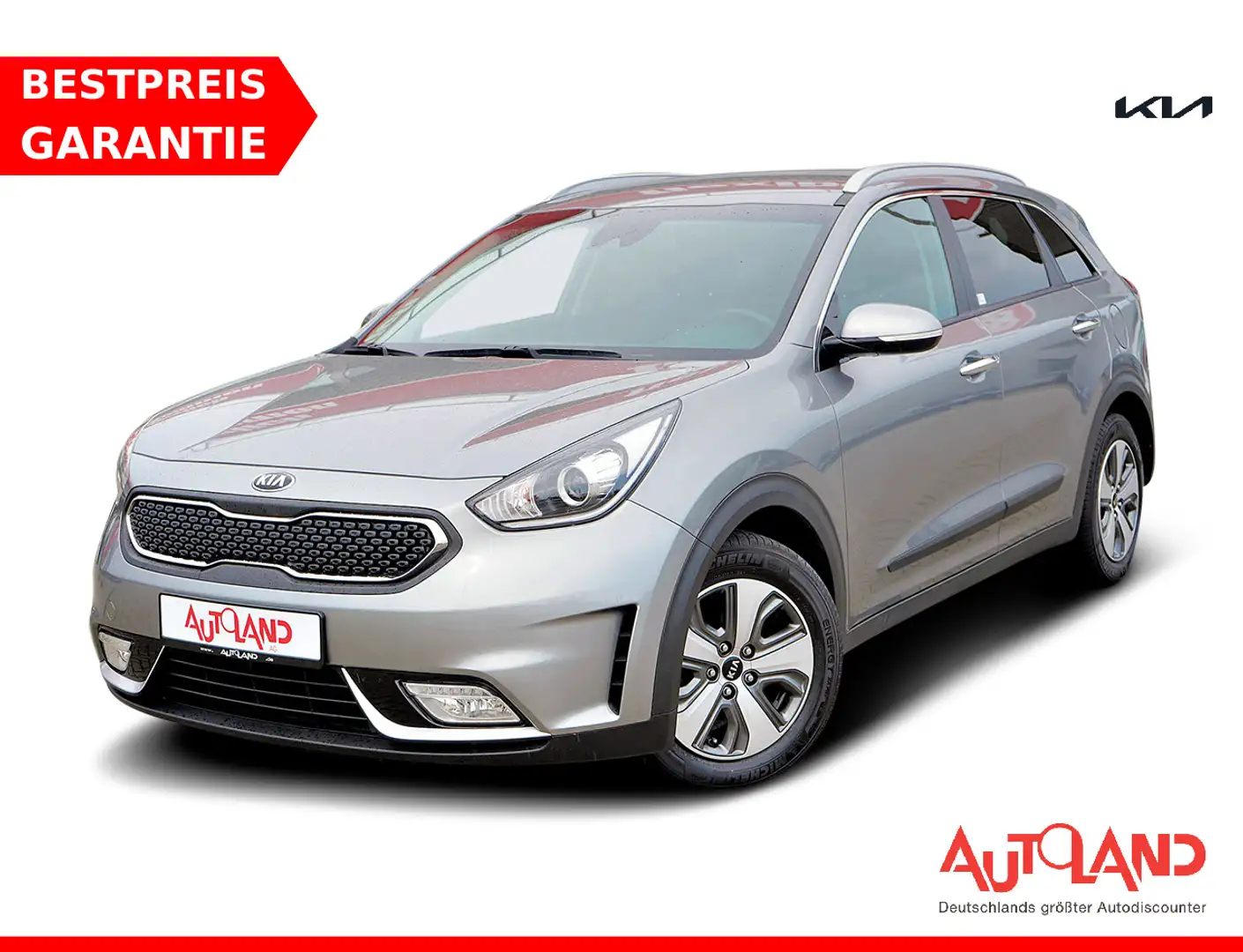 Kia Niro 1.6 Vision Klimaaut. Navi Sitzheizung PDC Grau - 1