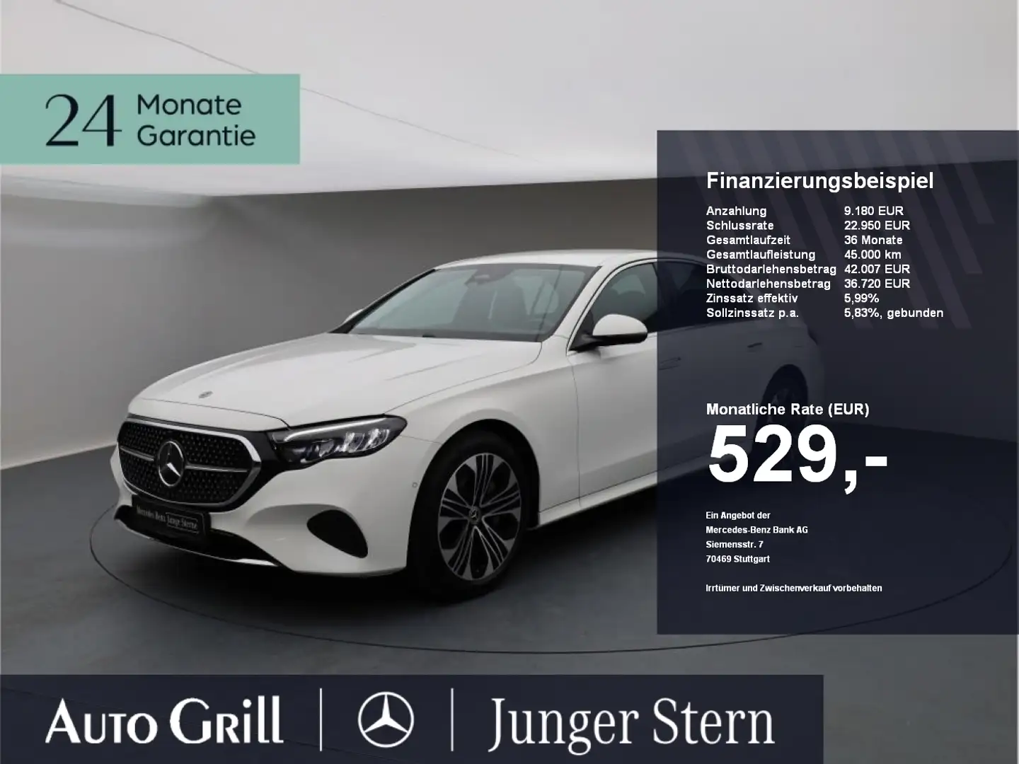 Mercedes-Benz E 300 e Avantgarde KeyGO Distronic 4x Sitzheiz Bianco - 1