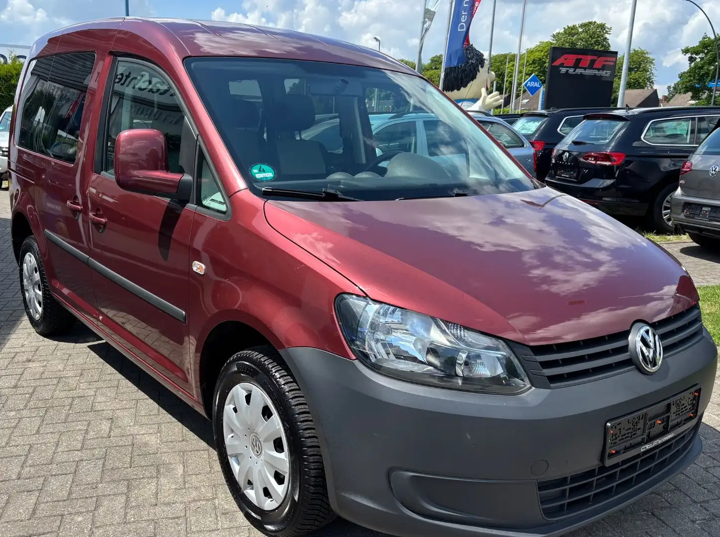 Volkswagen Caddy Kasten/Kombi Trendline Rojo - 2