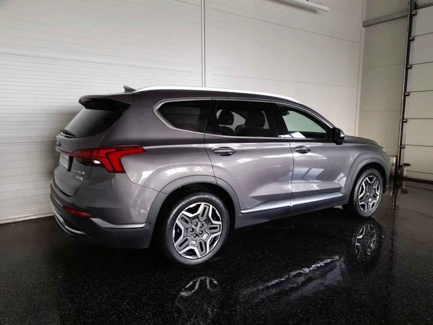 Hyundai SANTA FE HYBRID Aut *7 SITZE / VOLL LED / NAVI / VIRTUELL / KAMERA / VOLLEDER / ACC / E-KLAPPE* Grau - 2