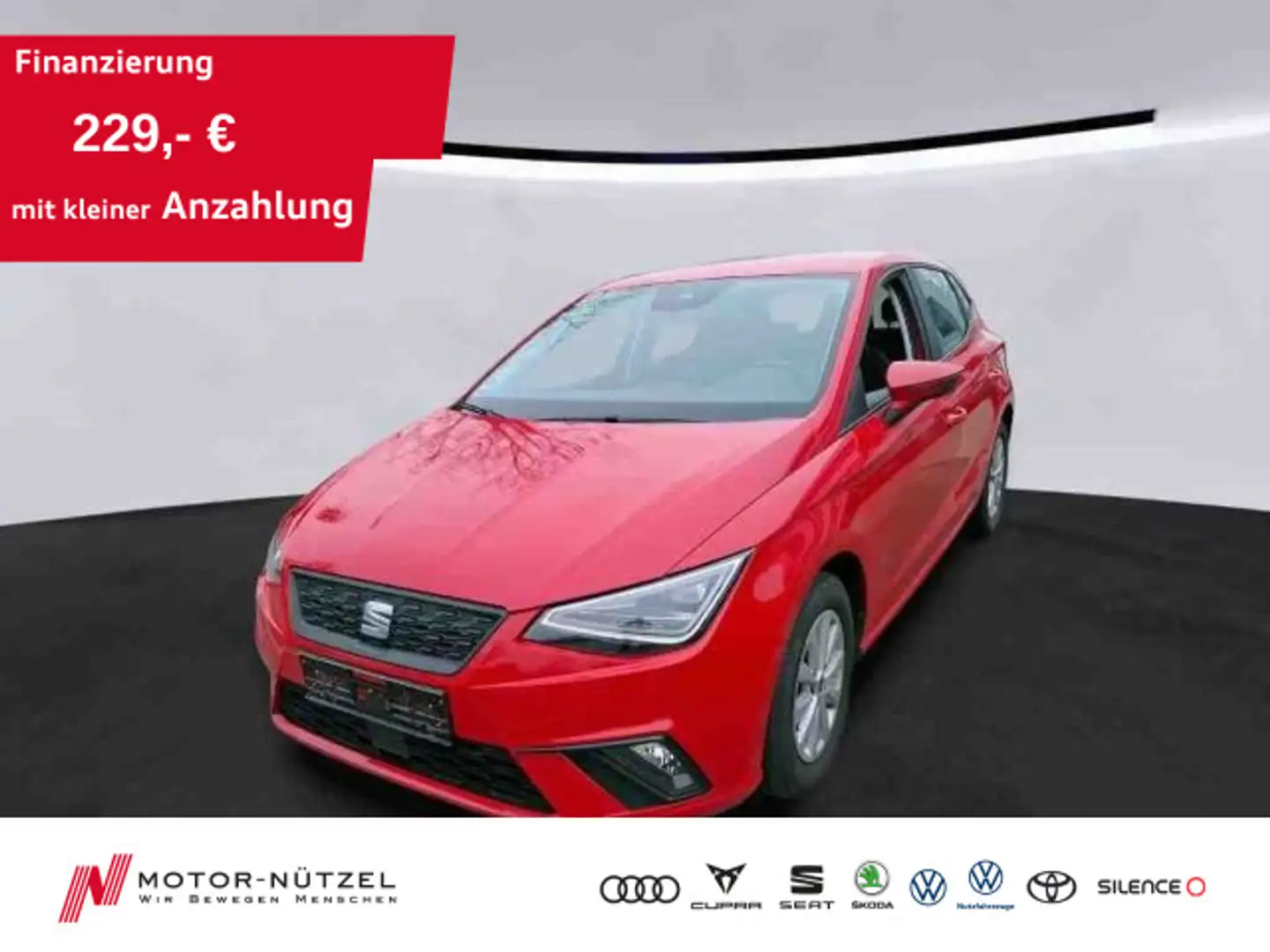 SEAT Ibiza 1.0TSI STYLE LED+APP+DAB+BT+GRA+SHZ+MFL+VC Rot - 1