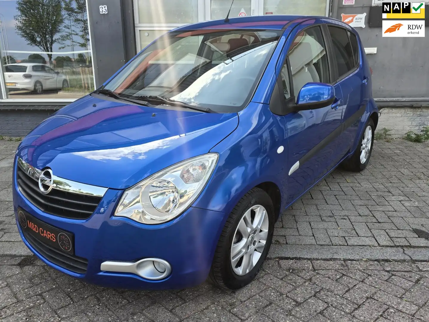 Opel Agila 1.0 Edition AIRCO/NAP/ELEK RAMEN Blauw - 1