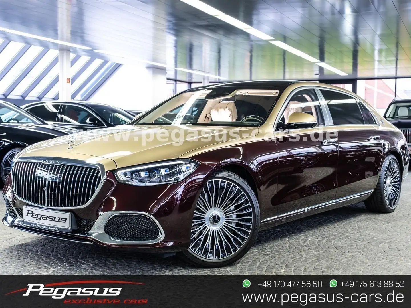 Mercedes-Benz S 580 Maybach 4MATIC DUO TONE / GOLD-RED-21" Gold - 1