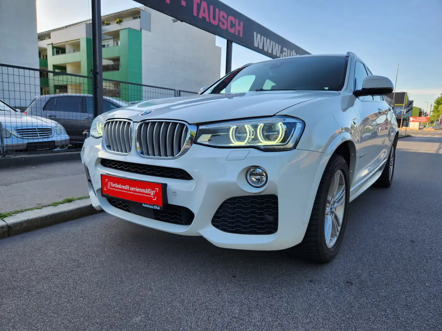 BMW X4 M xDrive 30d Aut.*NAVI*HUD*SITZHZG*F1*RFK*KREDIT* Weiß - 1