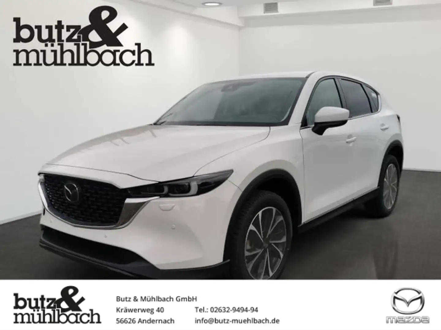 Mazda CX-5 e-SKYACTIV-G 194 Aut. Exclusive-Line Navi Soundsys Blanc - 1