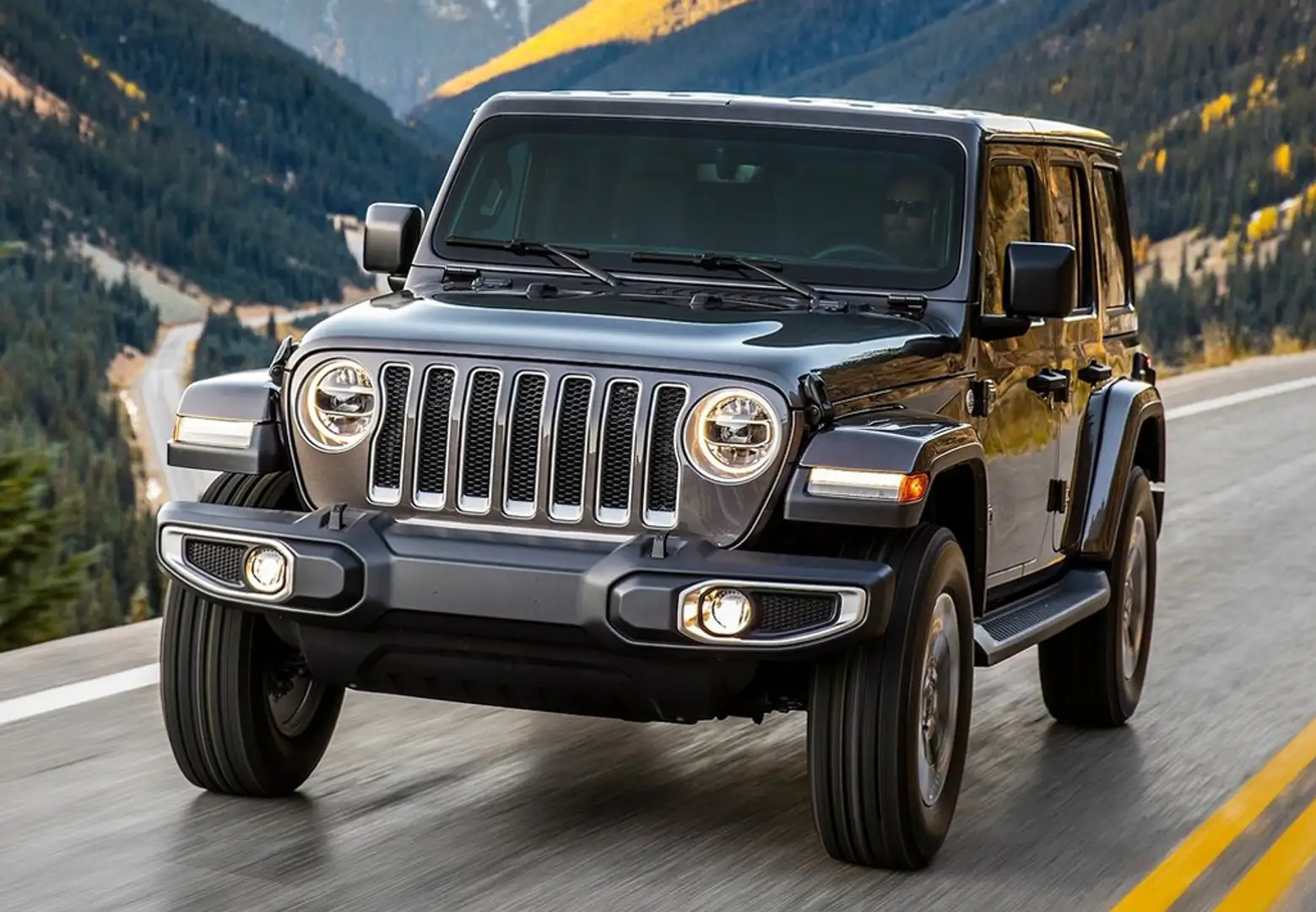 Jeep Wrangler Unlimited 2.2CRD Sahara 8ATX Gris - 1
