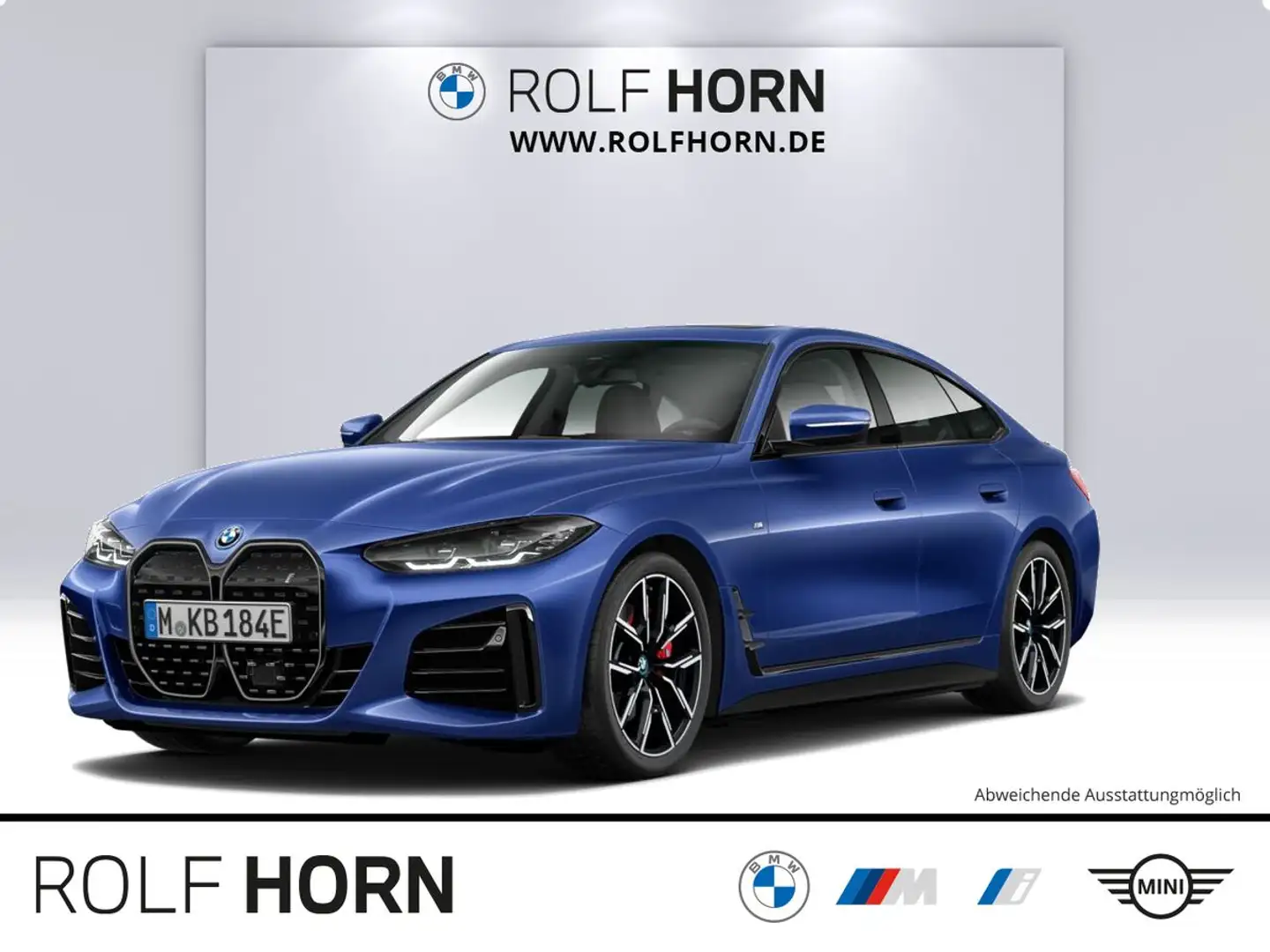 BMW i4 eDrive40 M Sportpaket Pro Navi Pano H/K RFK Blau - 1