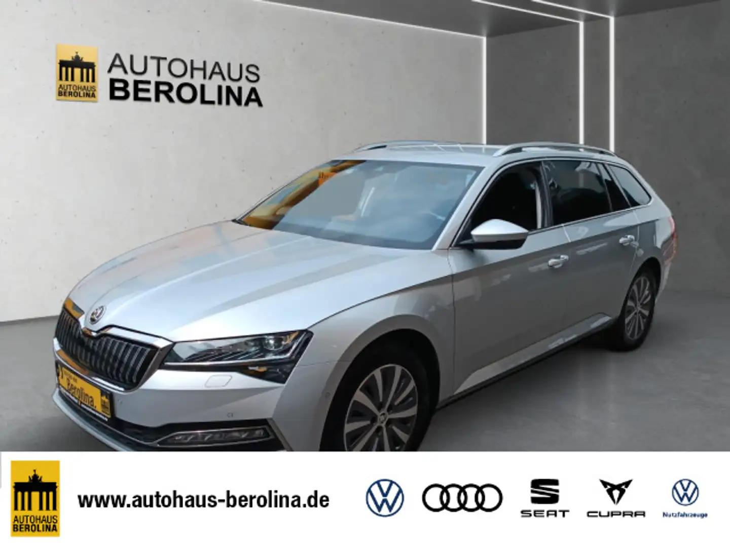 Skoda Superb Combi 1.4 TSI iV Style DSG *MATRIX*ACC* Stříbrná - 1