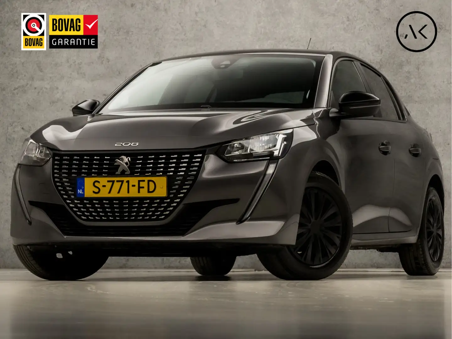 Peugeot 208 1.2 PureTech Deluxe (APPLE CARPLAY, GROOT NAVI, GE Grau - 1