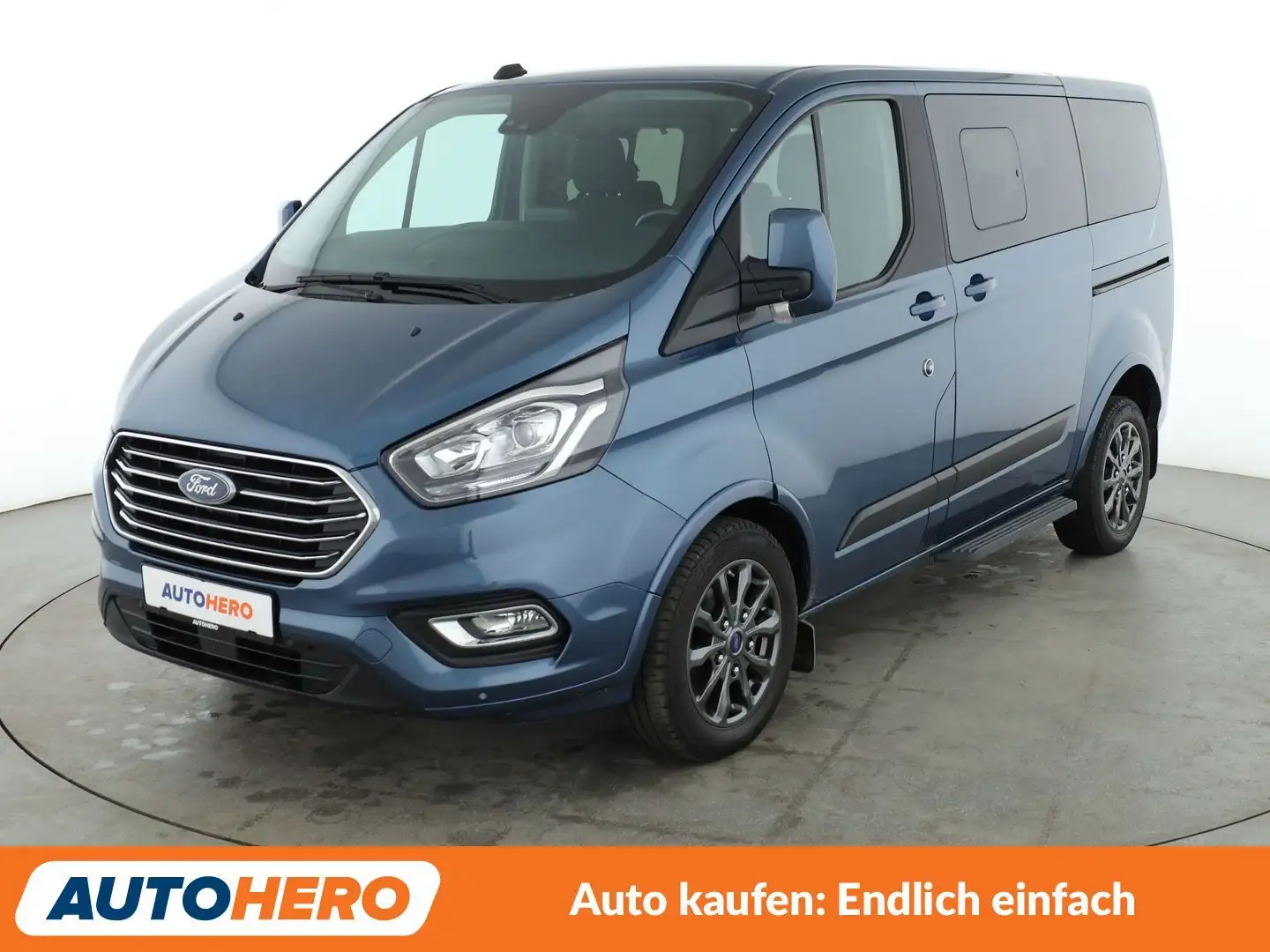 Ford Tourneo Custom 2.0 TDCi 320 L1 Tourneo Trend*ACC*NAVI*LIM* Bleu - 1