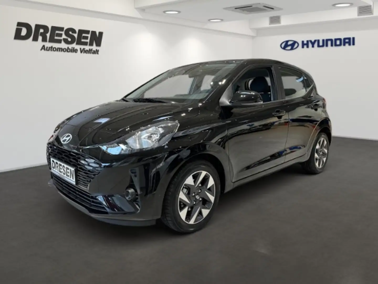 Hyundai i10 Trend+Sitz-&Lenkradheizung+Navi+Rückfahrkamera+Kli Zwart - 1