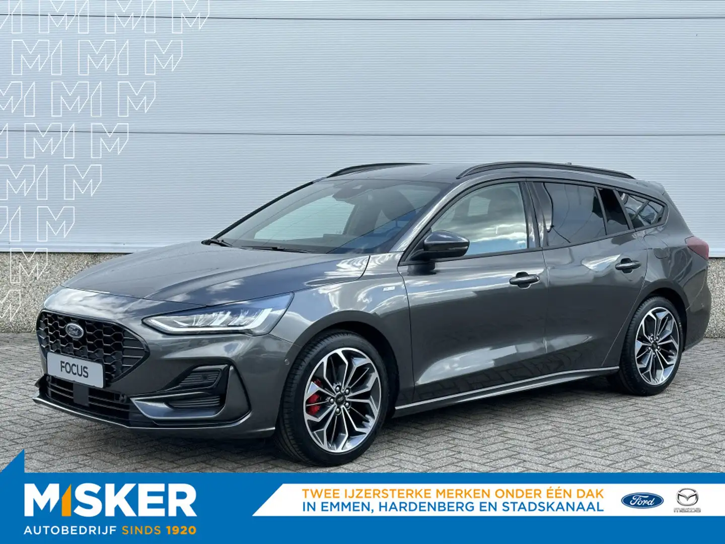 Ford Focus Wagon 1.0 EBH STLine X Driverpack | 18inch | Winte Grijs - 1