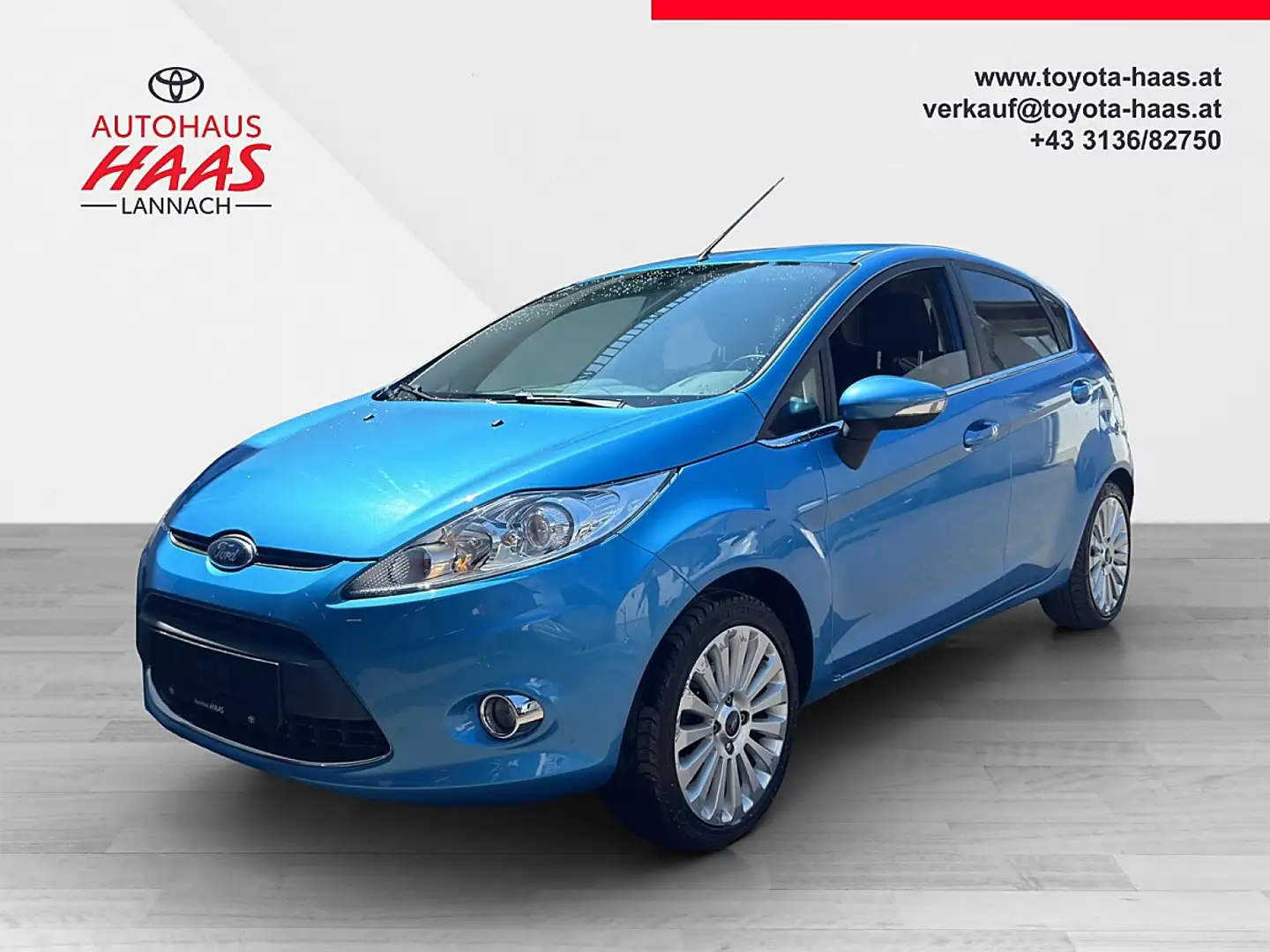 Ford Fiesta Titanium 1,25 Blau - 1