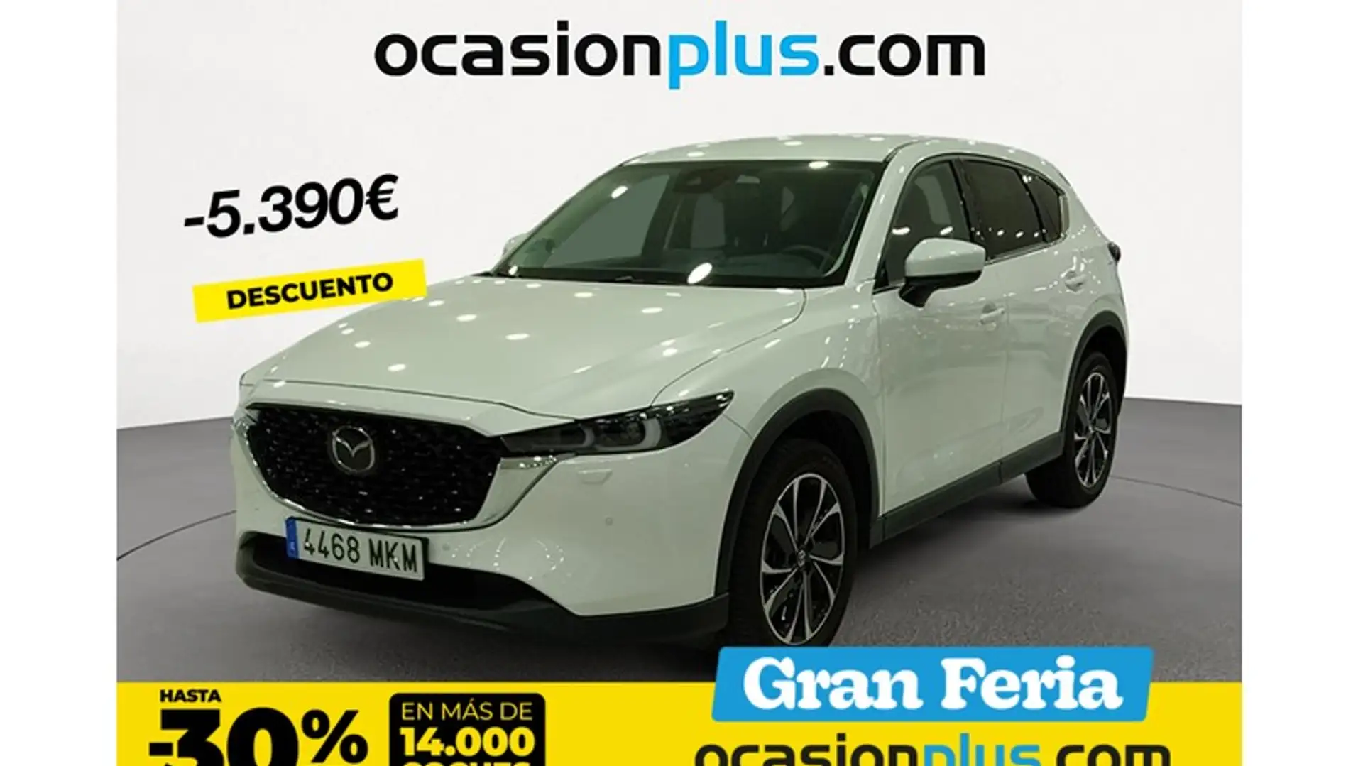Mazda CX-5 2.5 e-Skyactiv-G MHEV Exclusive-Line 2WD Aut. 141k Blanco - 1