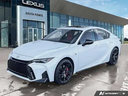 White 2026 Lexus IS Sedan 6-Speed Automatic