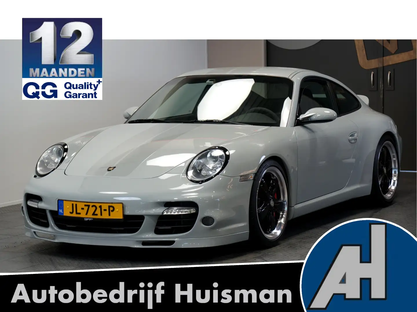 Porsche 997 GT3 9ff GTurbo1000 1050pk/1100Nm 6-bak Sport Class Grau - 1