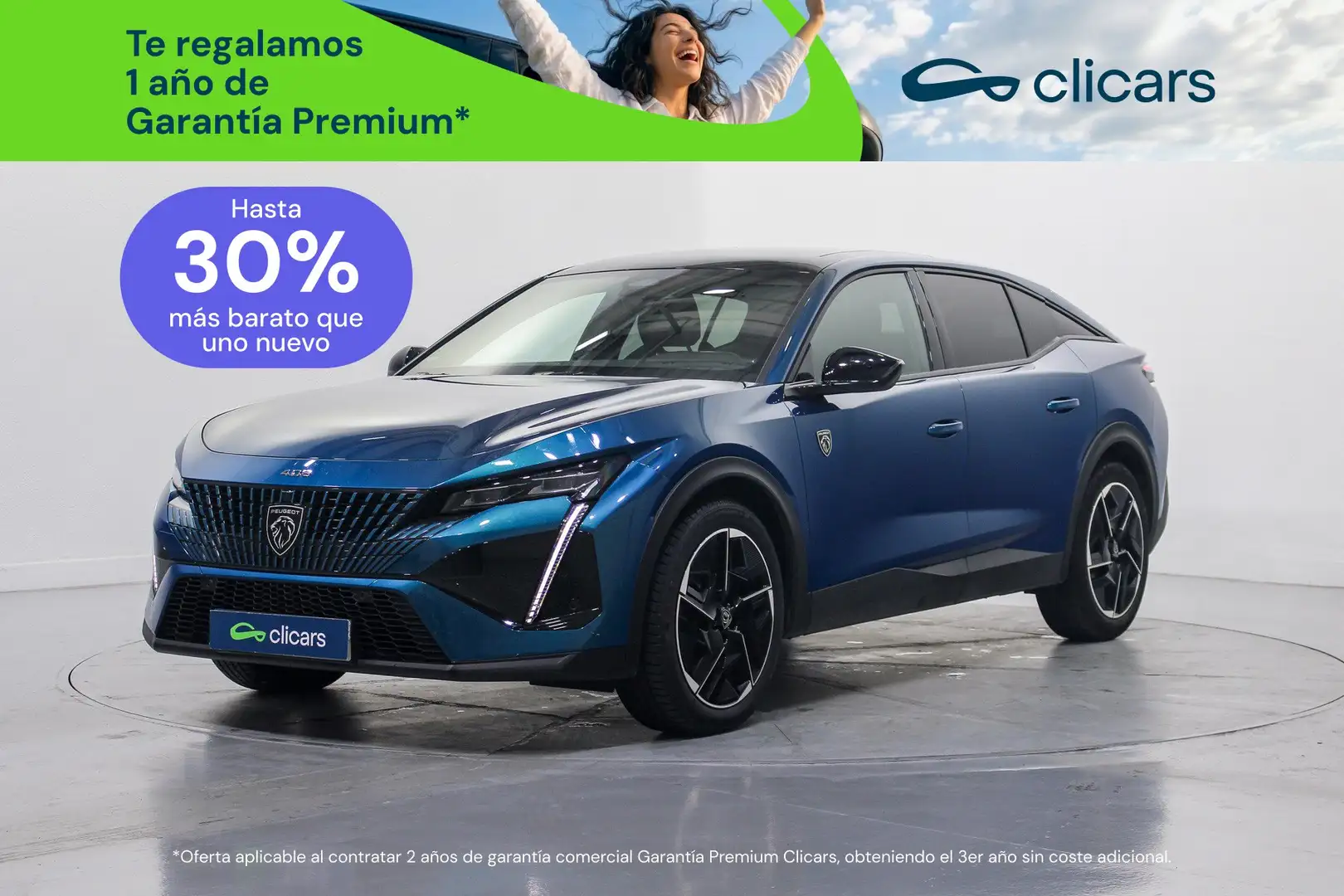 Peugeot 408 PureTech 130 GT EAT8 Azul - 1