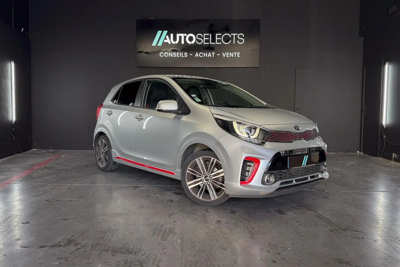 Kia Picanto GT LINE - 1.2 - 84cv | CAMERA | BLUETOOTH | Garant Gris - 1