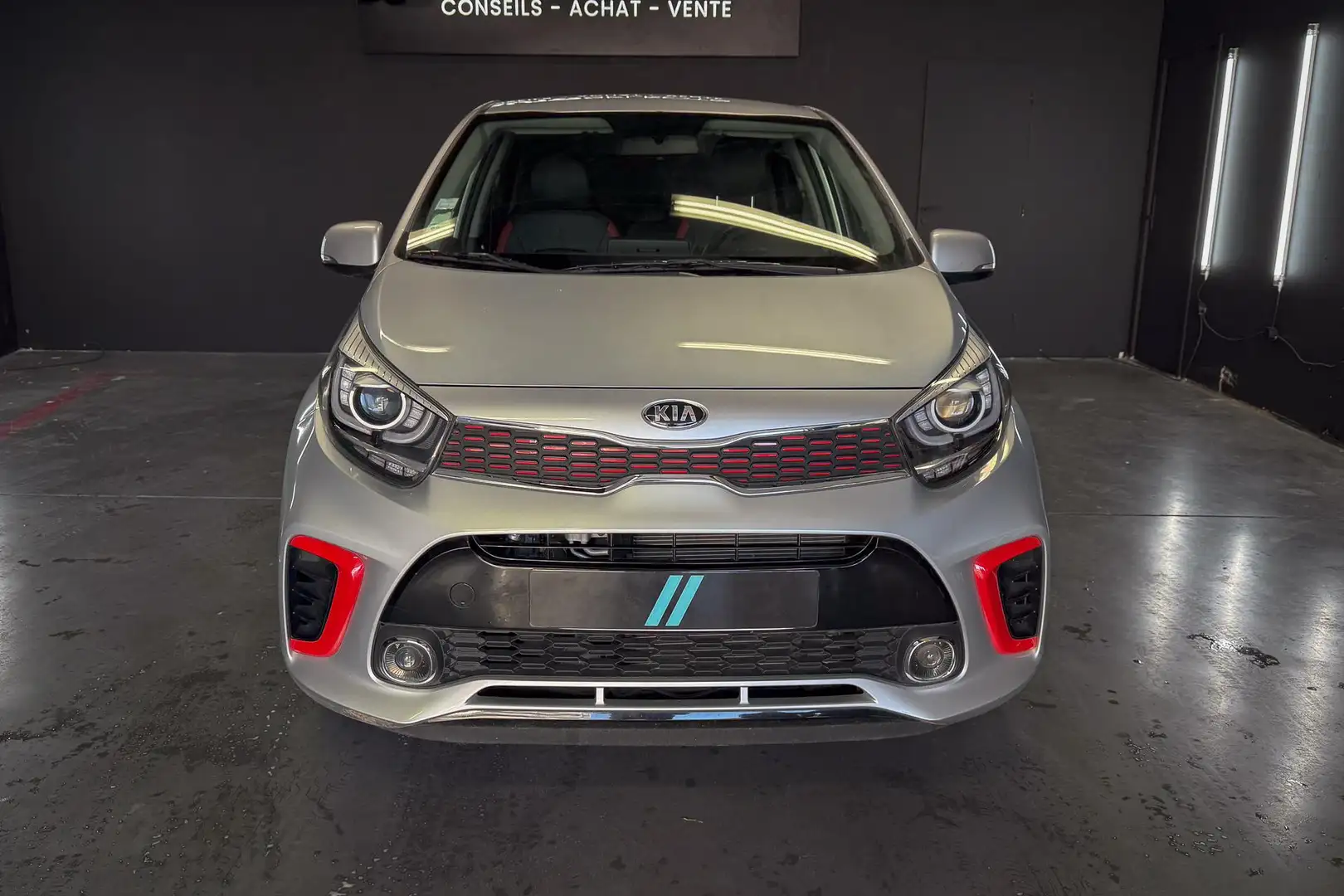 Kia Picanto GT LINE - 1.2 - 84cv | CAMERA | BLUETOOTH | Garant Gris - 2