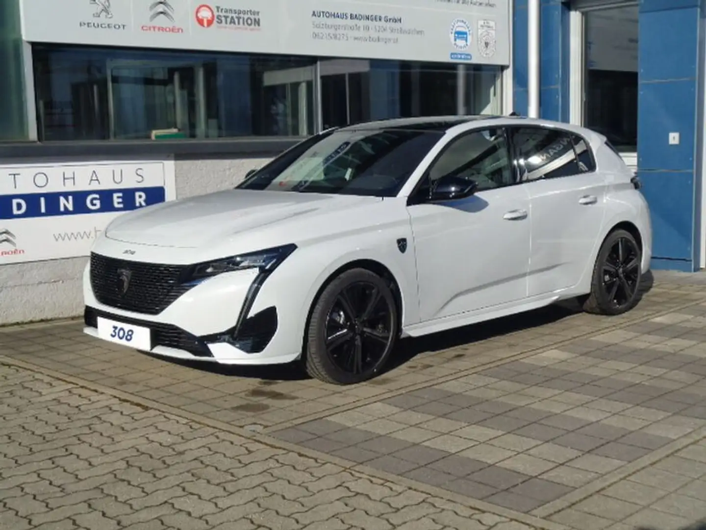 Peugeot 308 GT Mild Hybrid 136 e-DCS6 Automatik Weiß - 1