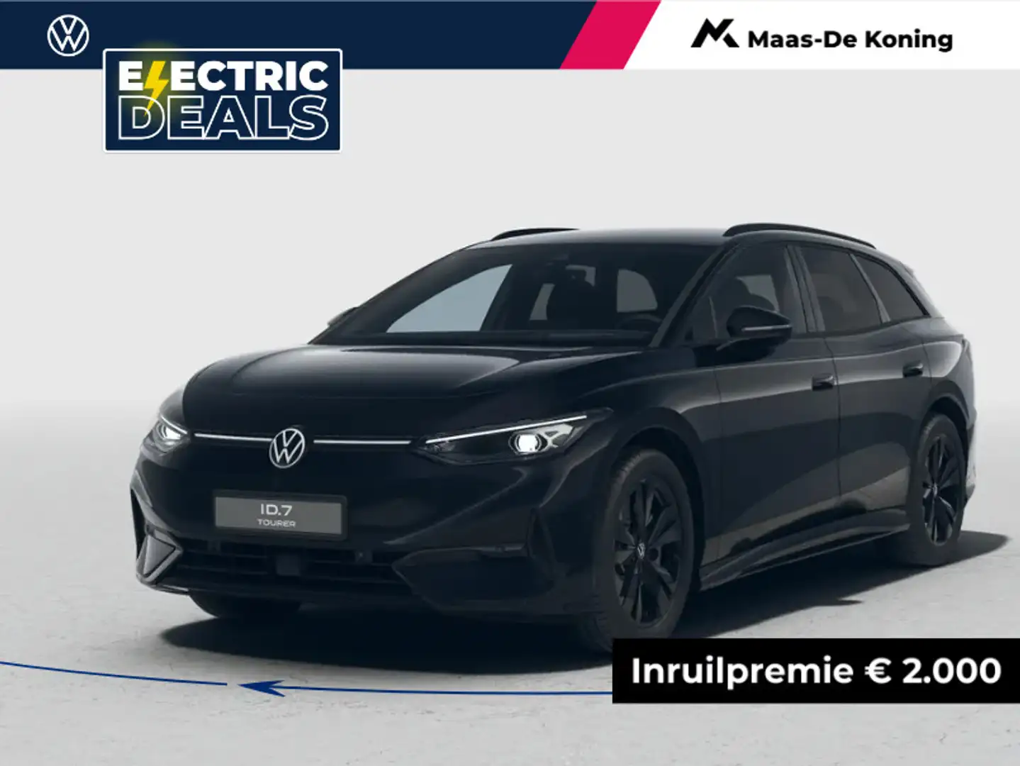 Volkswagen ID.7 Tourer Limited Edition 77 kWh accu 286 pk · Draadl Zwart - 1