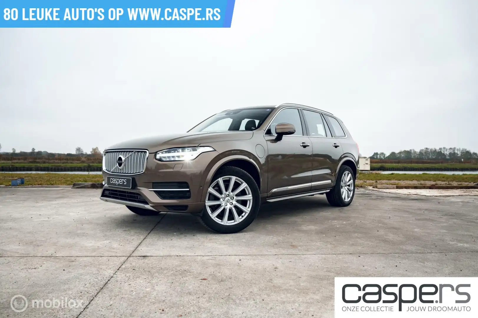 Volvo XC90 T8 TwinEngine AWD Inscription 7p | PANO | Hybride Bruin - 1