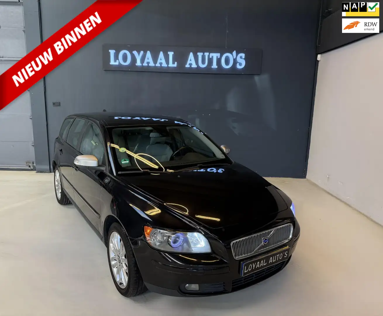 Volvo V50 1.6 Edition I Sport | CRUISE |AIRCO | LEER | NAP| Negru - 1