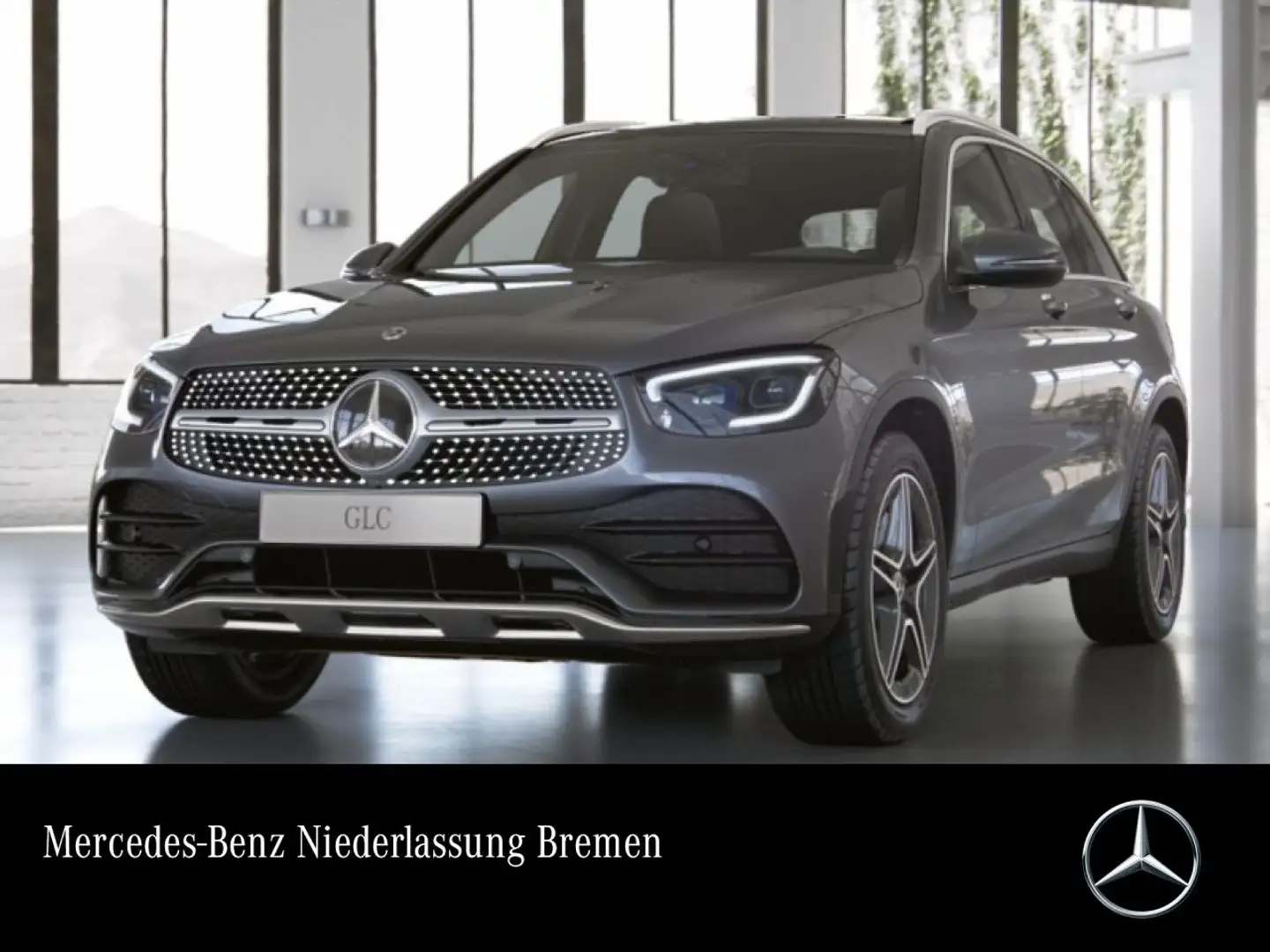 Mercedes-Benz GLC 220 d 4M AMG+PANO+AHK+MULTIBEAM+FAHRASS+KAMERA Grau - 1