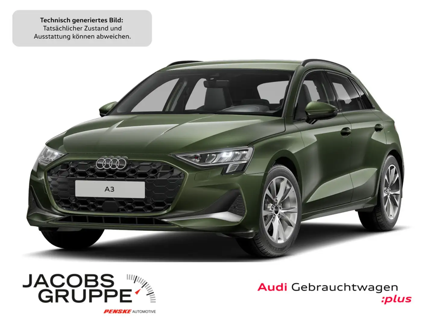 Audi A3 Sportback 35 TFSI advanced AHK,Navi,SHZ,LE Grün - 1