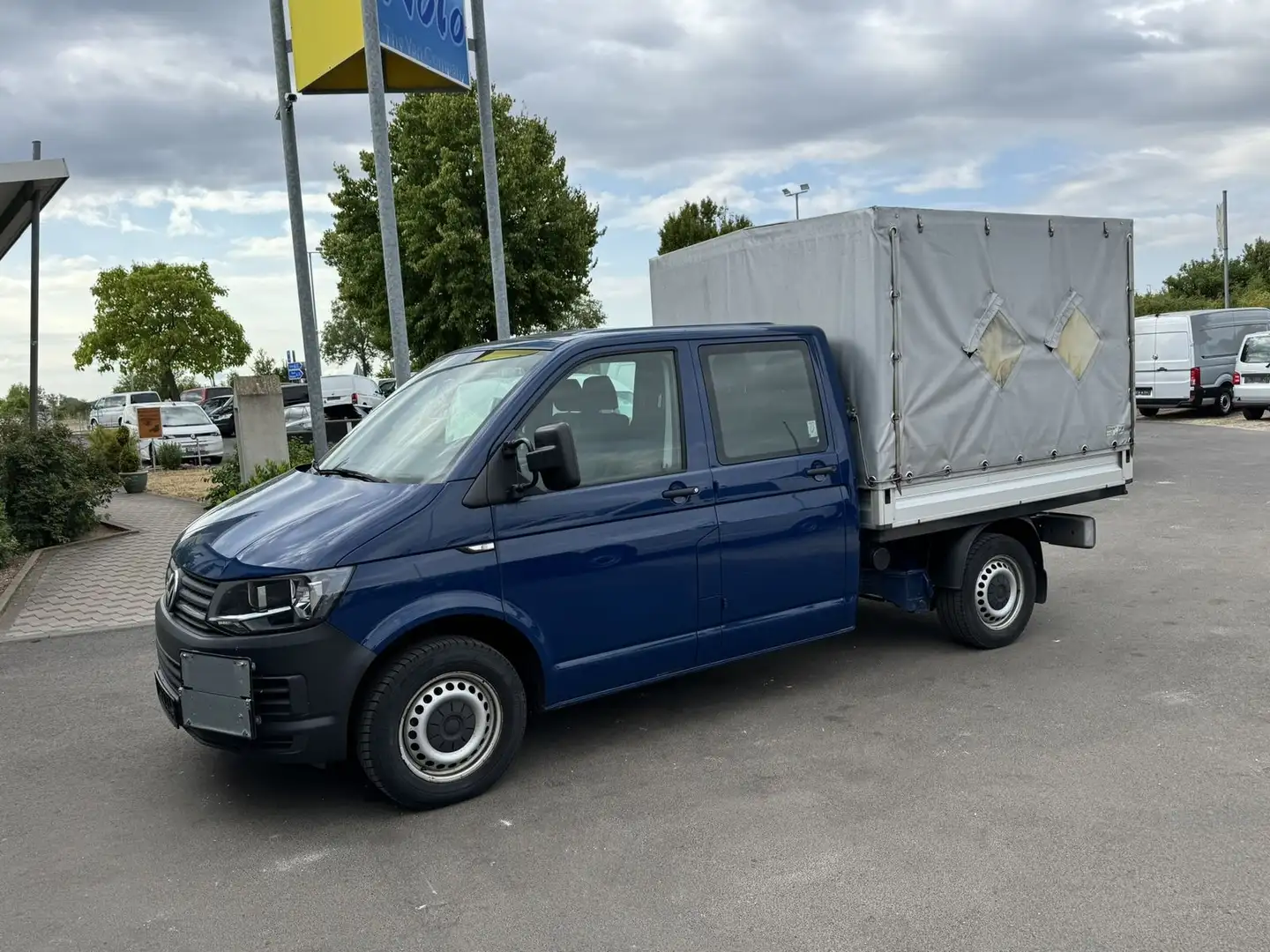 Volkswagen T6 Transporter Doka/Pritsche TDI 4Motion Diff.sp Blau - 2