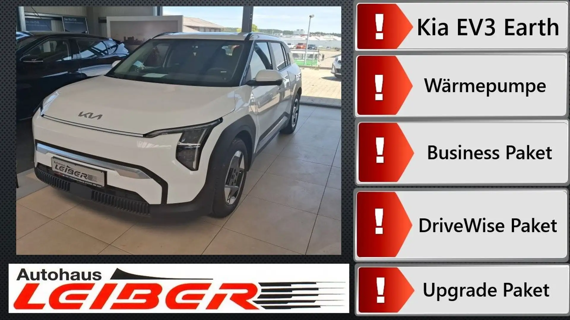 Kia EV3 150 kW Earth +WP+Business+Upgrade+DriveWise Weiß - 1