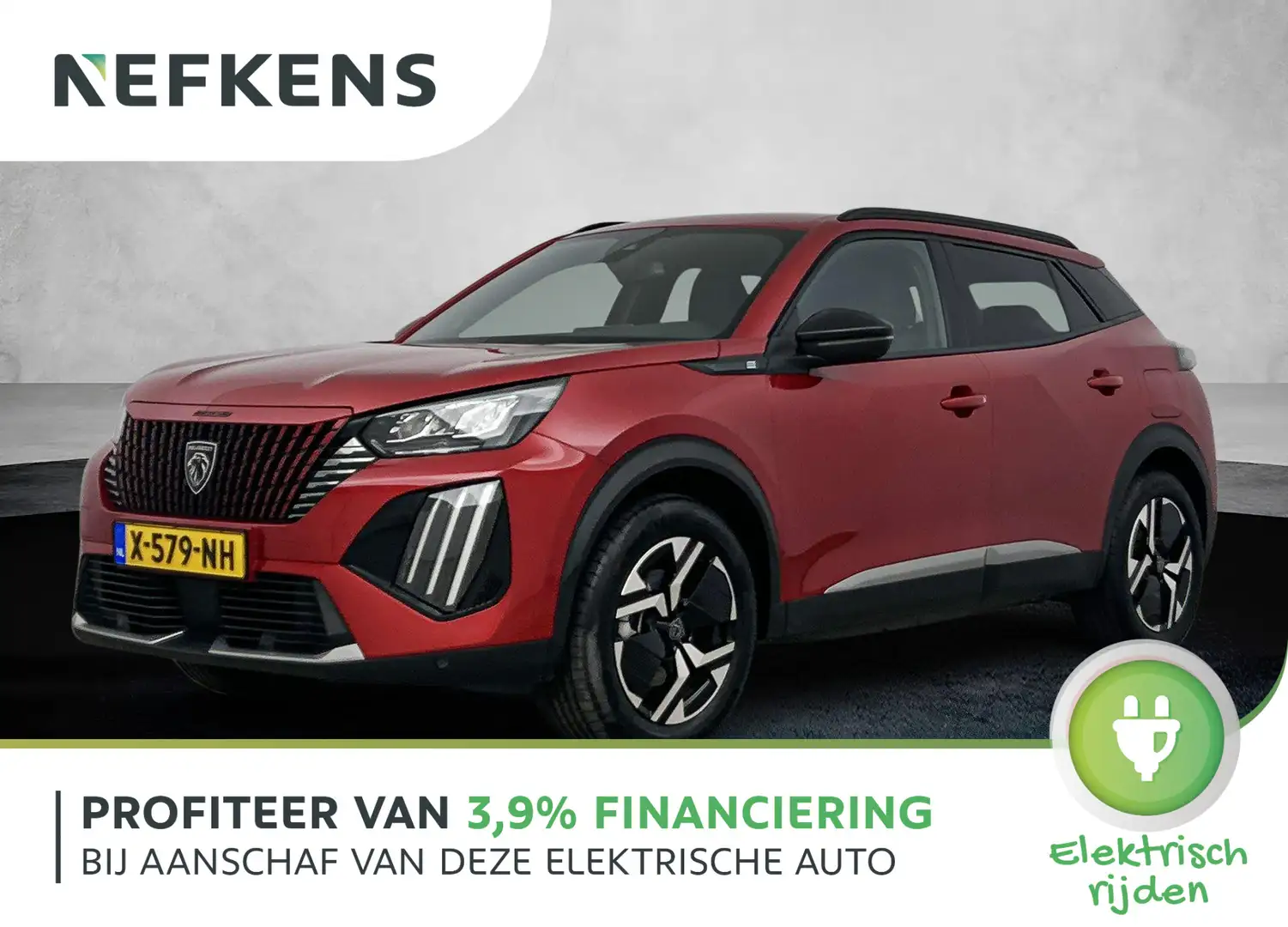 Peugeot e-2008 Allure 54kWh 156pk | Afneembare Trekhaak | Accurap Roşu - 1