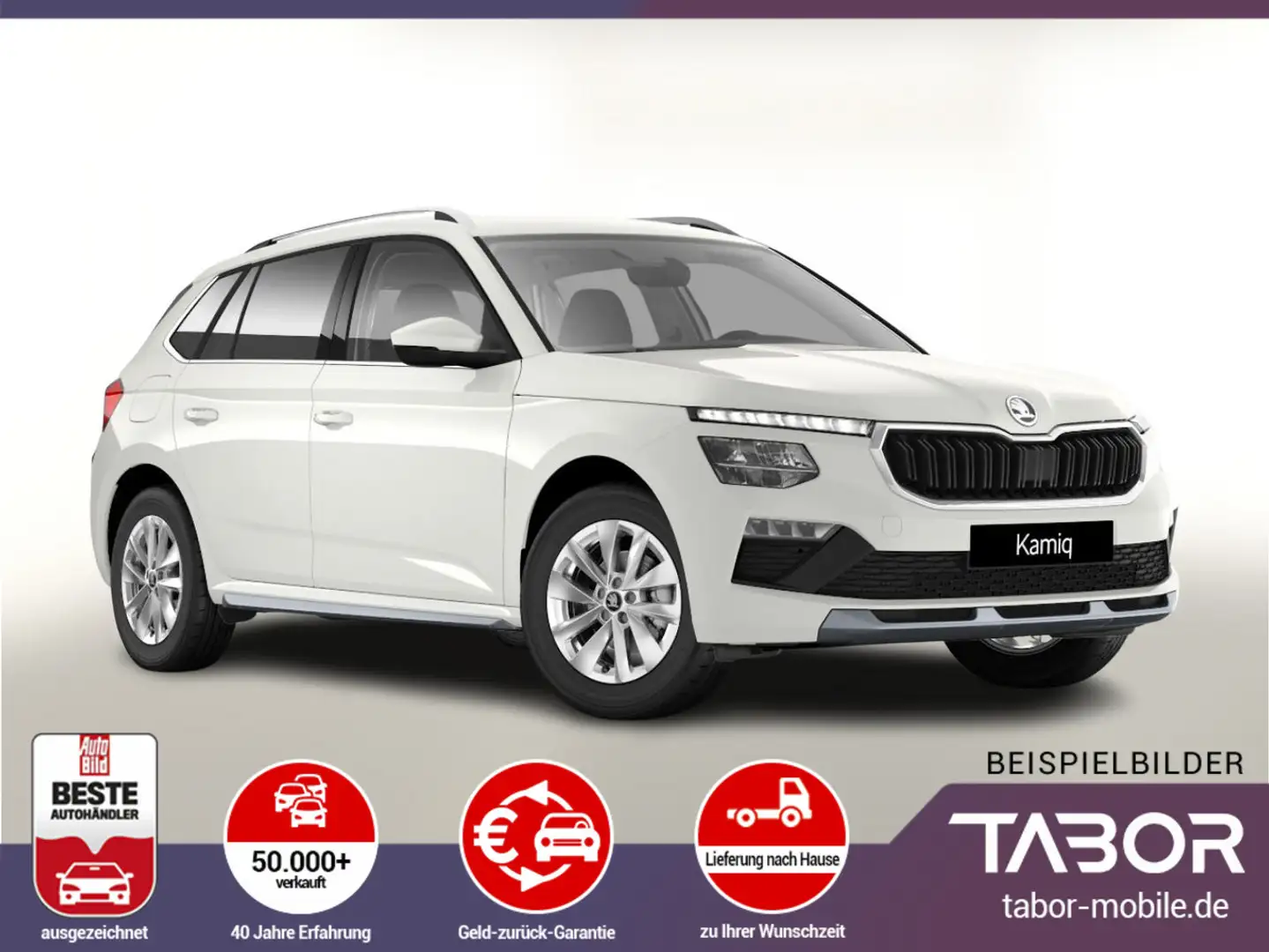 Skoda Kamiq TSI 116 DSG Selec LED SHZ PDC SunS Temp Wit - 1