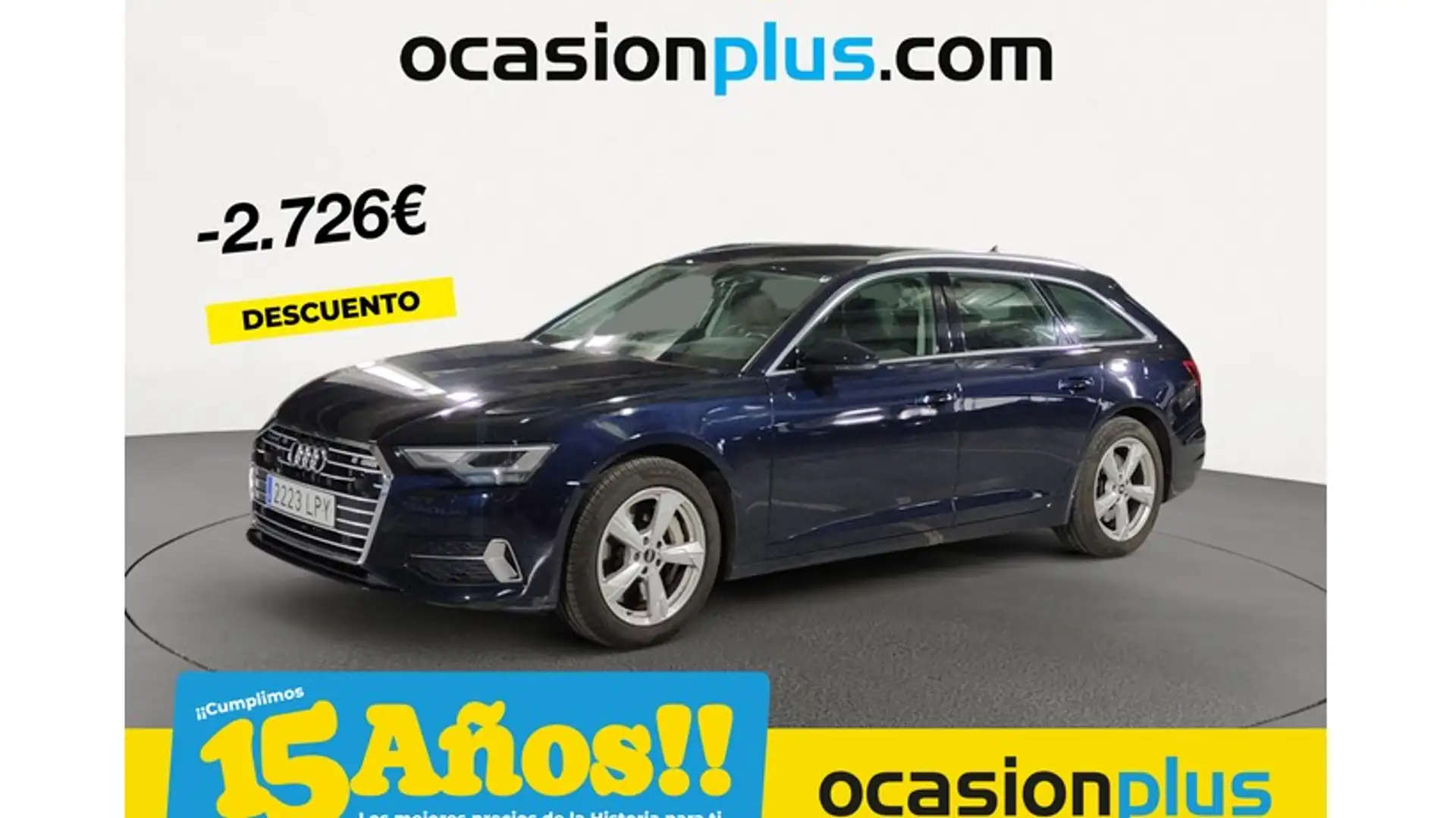 Audi A6 Avant 50 TFSIe Sport quattro-ultra S tronic Bleu - 1