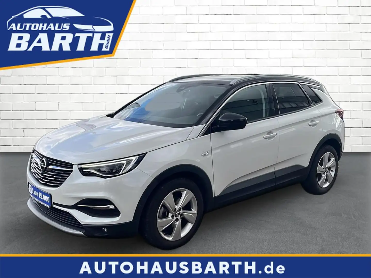 Opel Grandland X 1.2 Turbo Ultimate *LED*Leder*SHZ*Navi*RFK* Blanco - 1