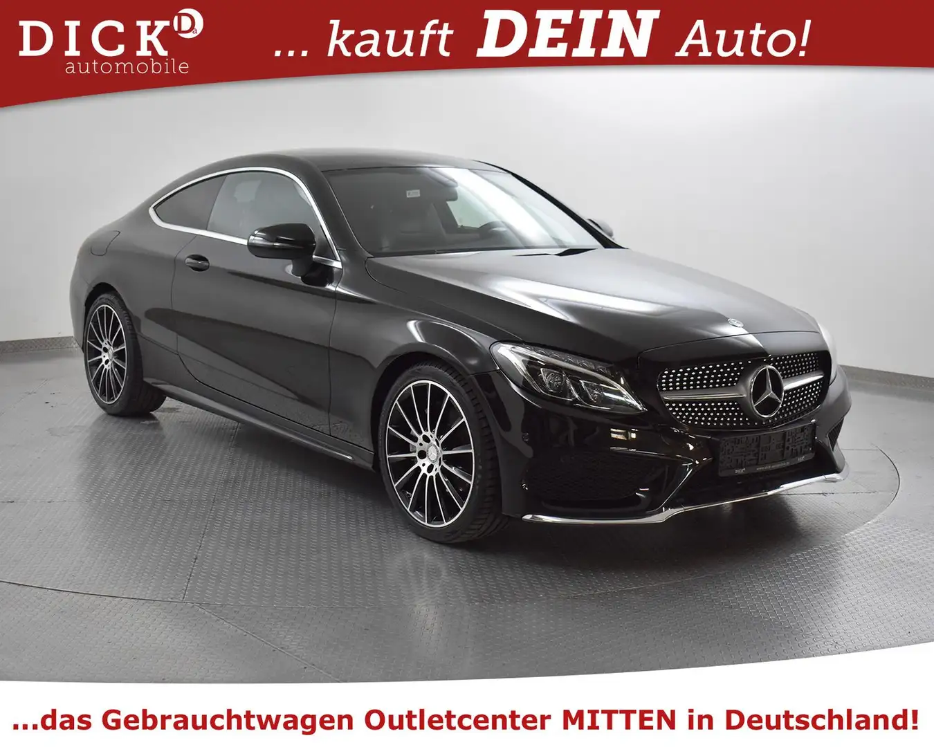 Mercedes-Benz C 180 Coupe 7G AMG Line NAVI+KAMERA+LED+SHZ+19" Black - 1