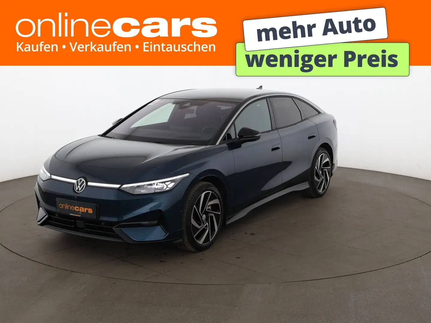 Volkswagen ID.7 Pro 77kWh Aut MATRIX 360-CAM HEAD-UP RADAR Blau - 1