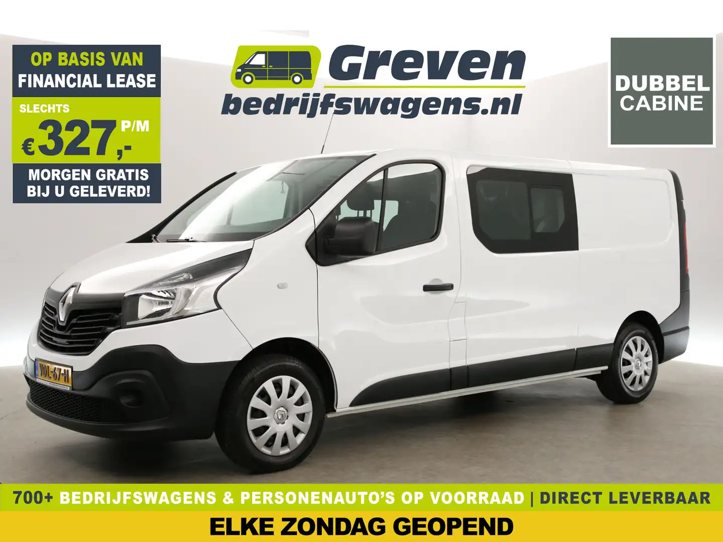 Renault Trafic 1.6 dCi T29 L2H1 | Dubbele Cabine | 6 Persoons | M Wit - 1