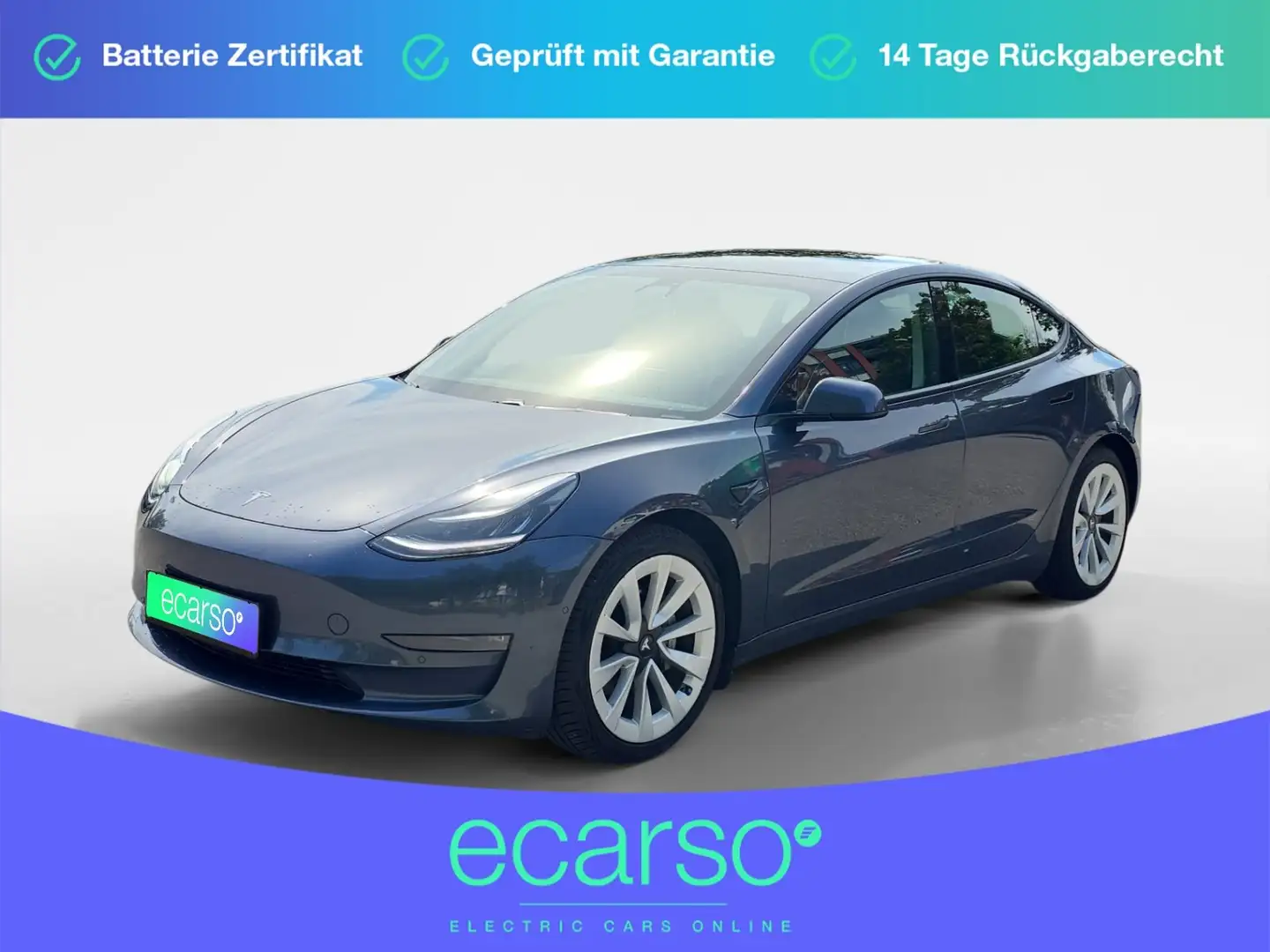 Tesla Model 3 Long Range Dual AWD Grau - 1