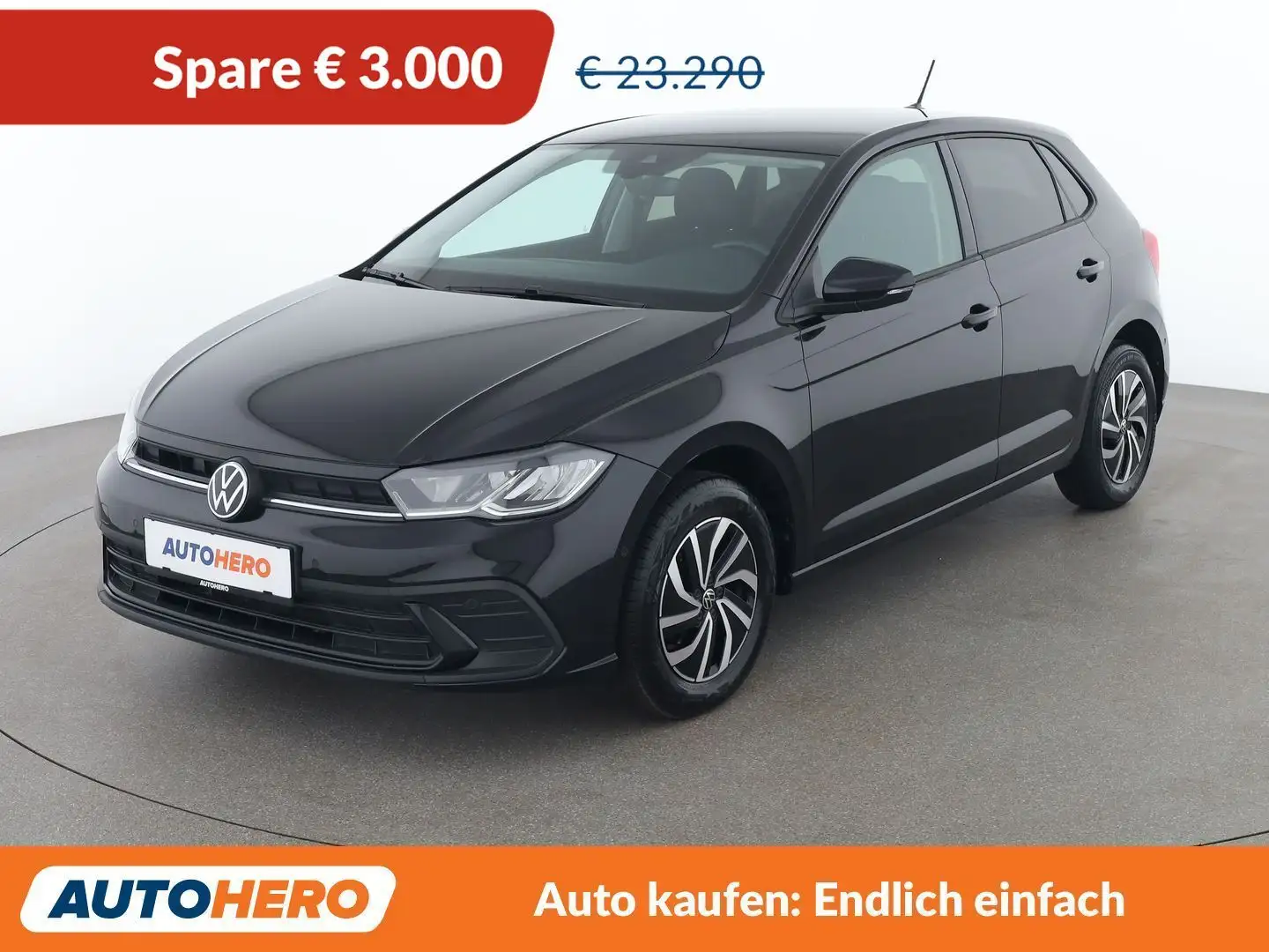 Volkswagen Polo 1.0 TSI Life Schwarz - 1
